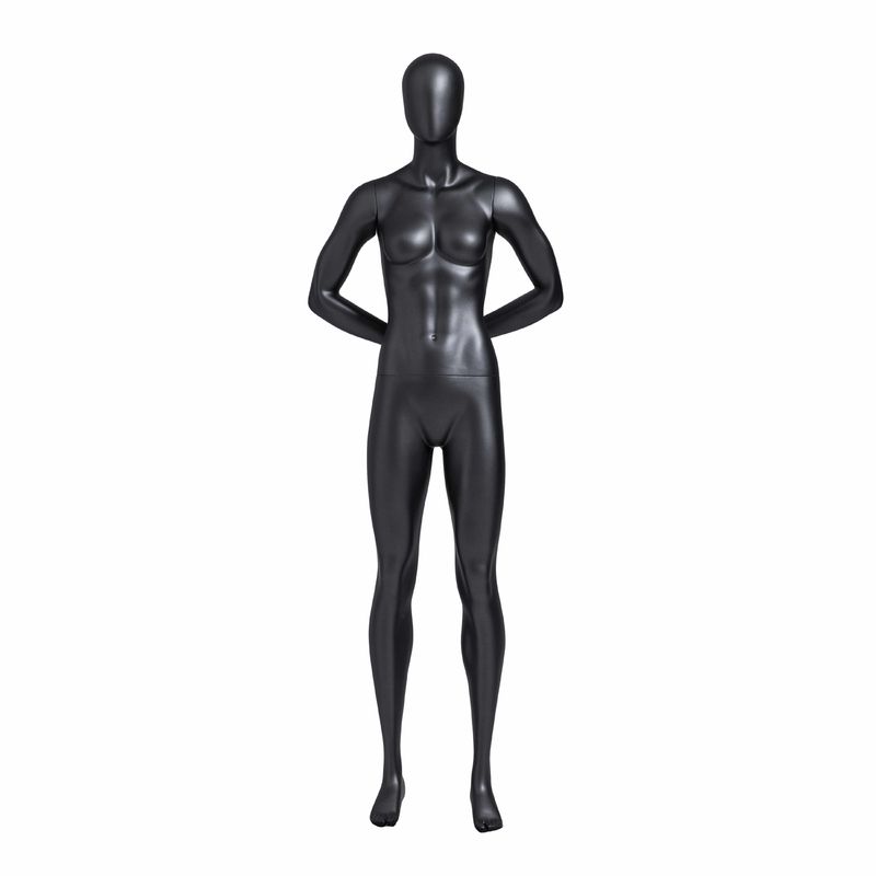 Mani femminili dell'ente completo della vetroresina dietro--Indietro il manichino femminile di sport muscolari per l'esposizione degli abiti sportivi