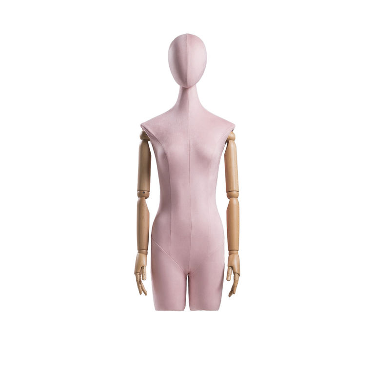 Multicolore Mezzo corpo manichino femminile, 63 cm Vita eretta Mezzo manichino in piedi