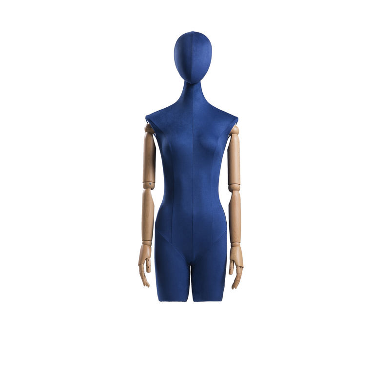 Multicolore Mezzo corpo manichino femminile, 63 cm Vita eretta Mezzo manichino in piedi