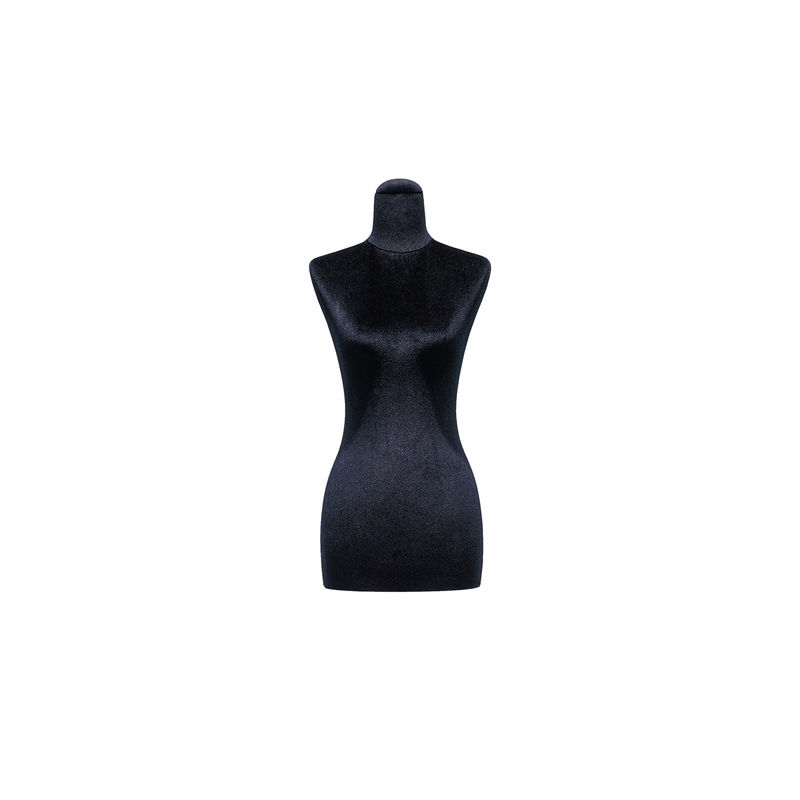 Manichino femminile a metà corpo, manichino a metà corpo senza testa e braccia.