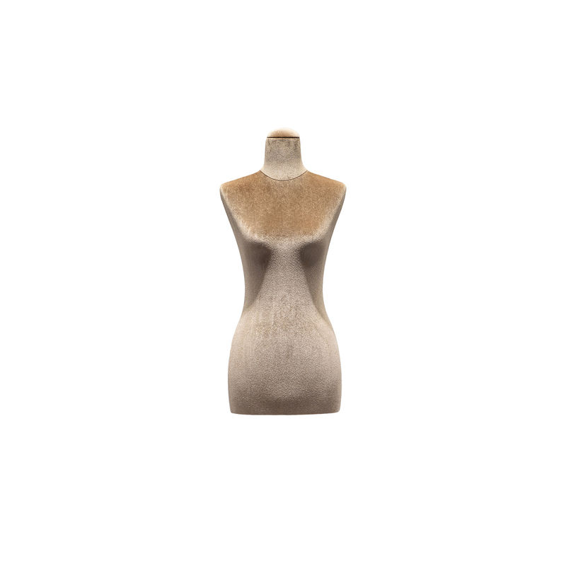 Manichino femminile a metà corpo, manichino a metà corpo senza testa e braccia.