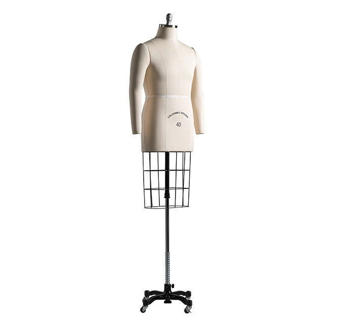 Costumi regolabili Modello di abito Manichino Stand con gabbia